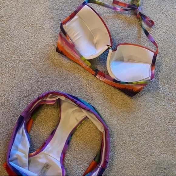 🎉 2xHP🎉 Vintage VS Push Up Bikini Set 34D - Picture 11 of 11